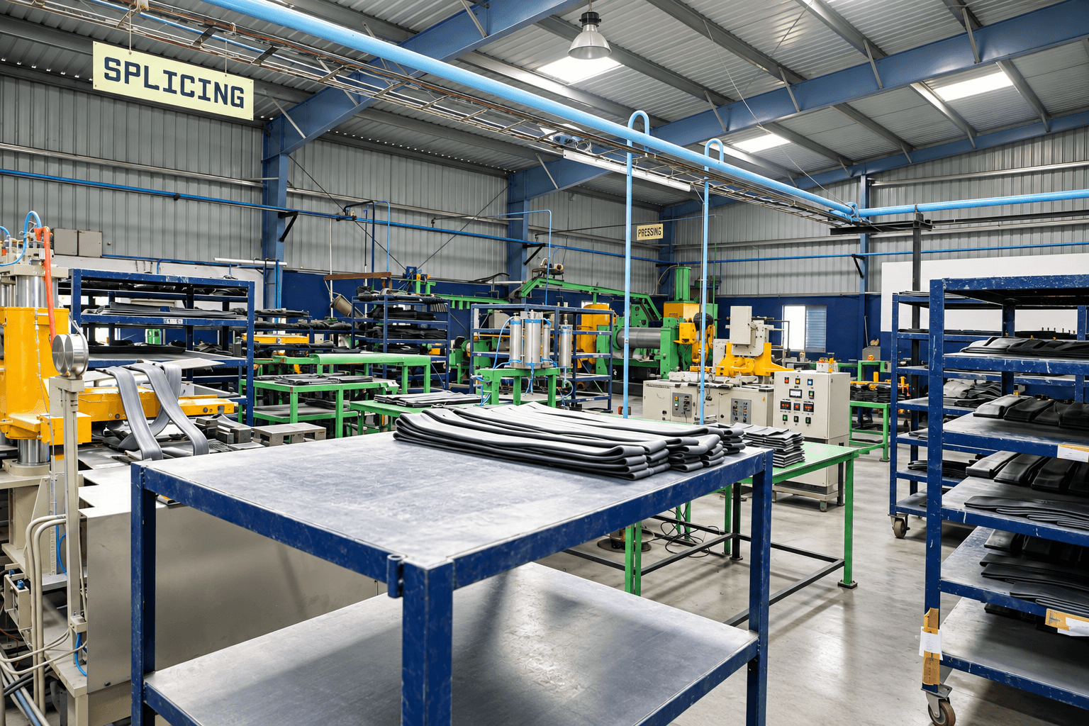 Splicing section